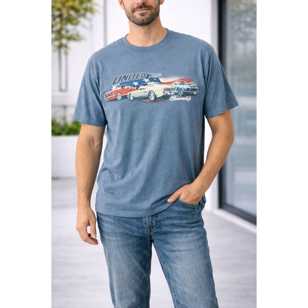 No Bad Days United We Roll Short Sleeve Tee Blue XL